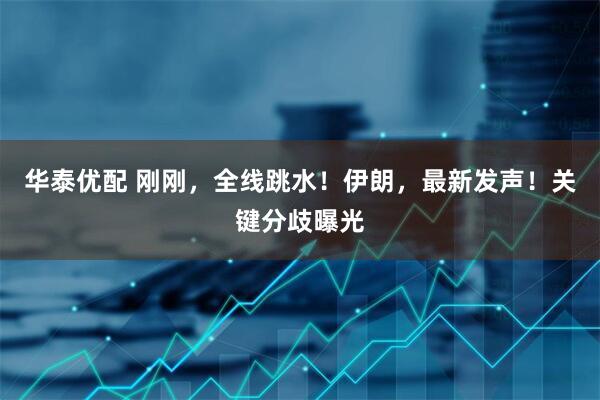 华泰优配 刚刚，全线跳水！伊朗，最新发声！关键分歧曝光